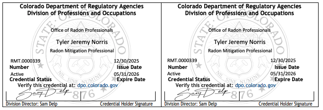 radon mitigation certification